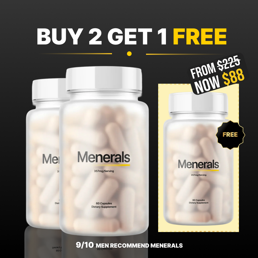 Menerals - 90 Day Supply (Buy 2, Get 1 FREE)
