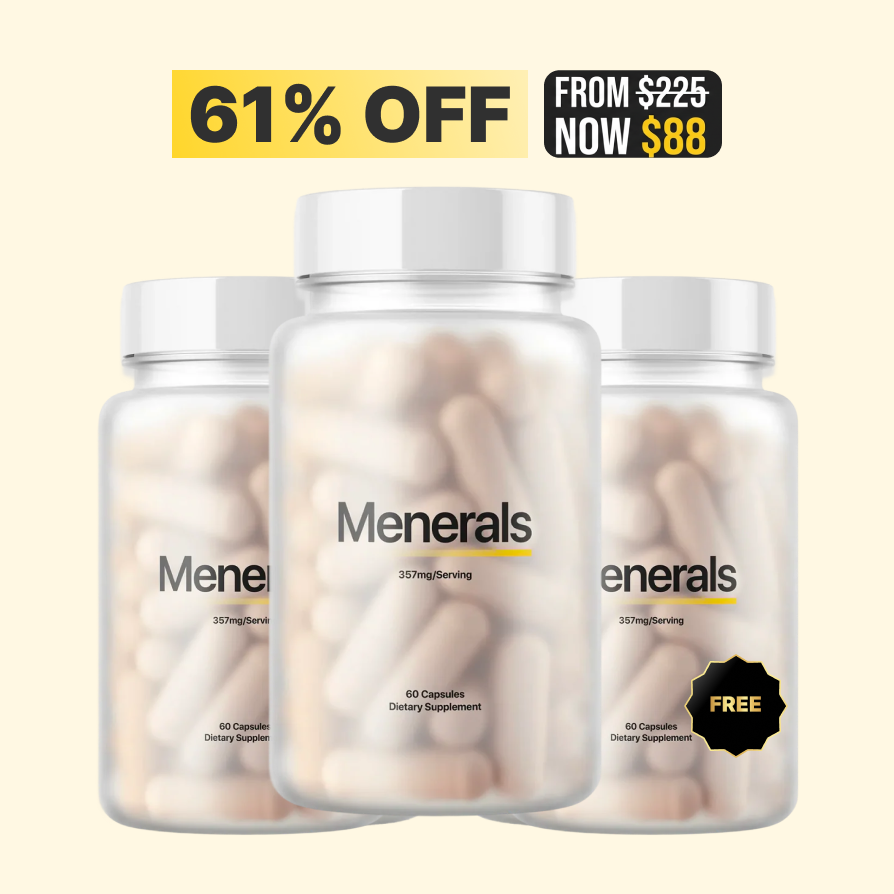 Menerals - 90 Day Supply (Buy 2, Get 1 FREE)