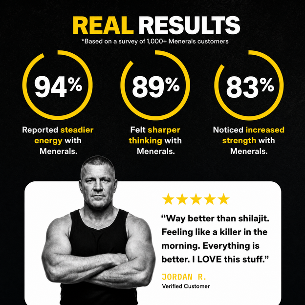 Menerals real results testimonial